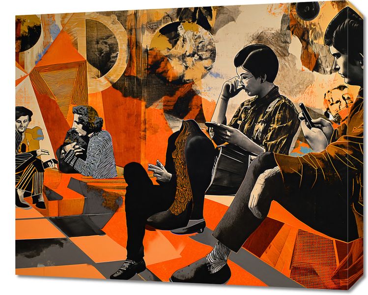 Obraz 60x50cm Przestrzeń Do Dialogu zdjęcie 1