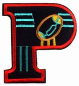 Łatka termo Literka "P"