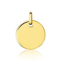 ZŁOTA ZAWIESZKA KÓŁKO COIN GRAWER GRATIS 585 14KT