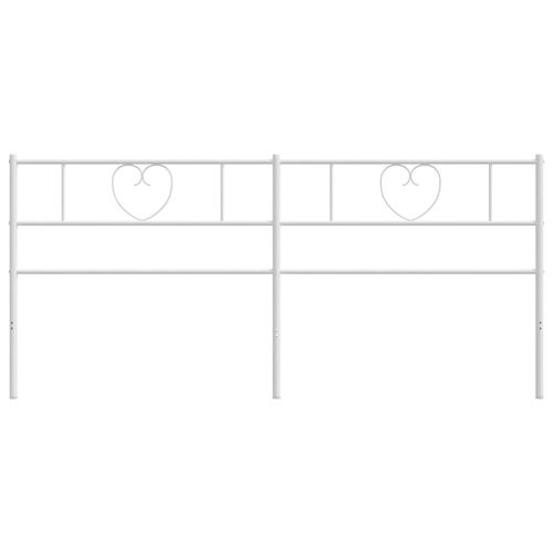Metalowe wezgłowie, białe, 200 cm na Arena.pl