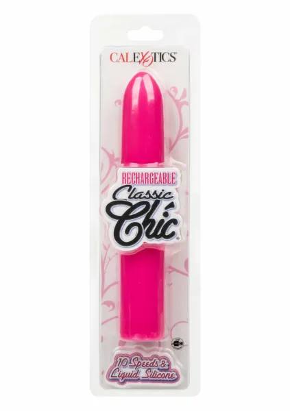 calexotics rechargeable chic standard silikonowy masażer 10 trybow zdjęcie 3
