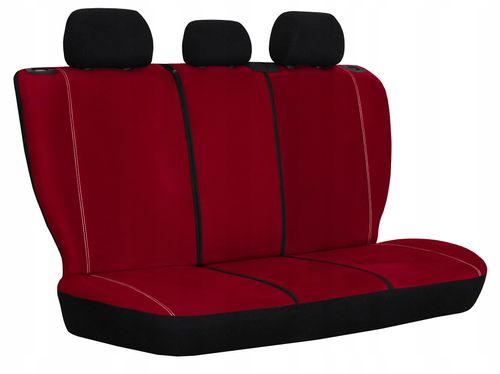 Pokrowce uniwersalne Comfort alkantara czerwone na Arena.pl