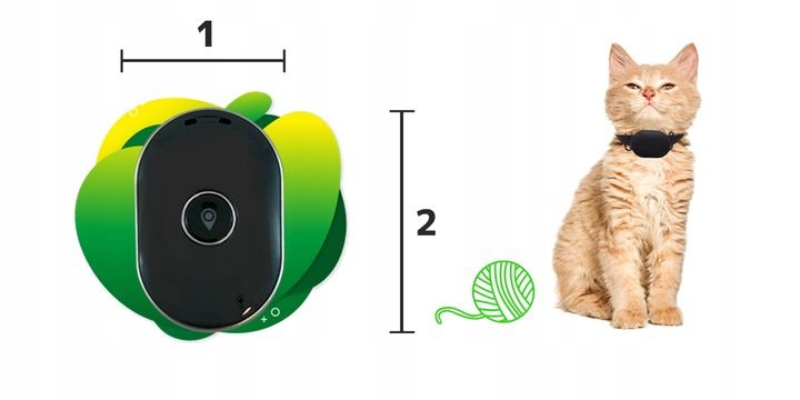 Lokalizator GPS dla kota CALMEAN + obroża S/M zdjęcie 12