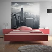 Fototapeta - Widok na nowojorski Manhattan o świcie 200x154