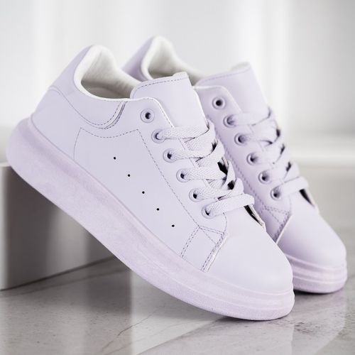 Fioletowe Trampki Na Platformie r.39 na Arena.pl