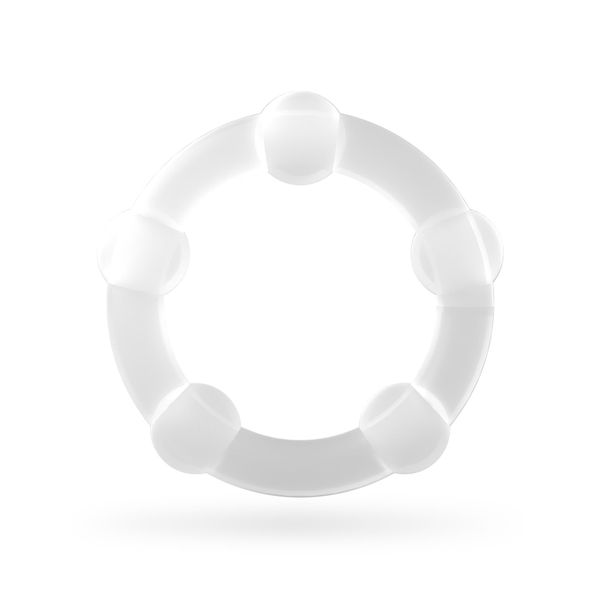 Triple Bead Cockring Set Clear Crushious zdjęcie 3