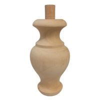 Noga, nóżka drewniana meblowa ∅ 75 x H 140 mm - WY00982