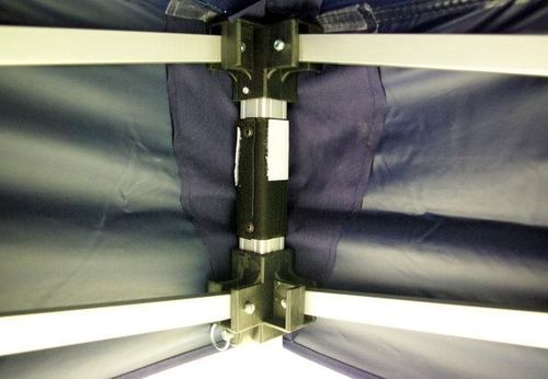 Pawilon ogrodowy Profi rozkładany 3 x 3 m - niebieski 2 ściany na Arena.pl