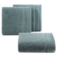 Ręcznik bawełniany Kely 50x90 cm ciemna mięta z bordiurą