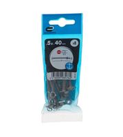 Śruba 5x40mm metryczny skok gwintu 8 szt. łeb kulisty fra