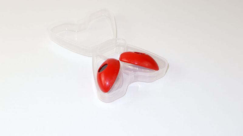 Okulary do opalania w solarium Vision 1 czerwone zdjęcie 2