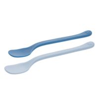 AKUKU ŁYŻECZKA PŁASKA DO KARMIENIA PLASTIKOWA 2 SZTUKI