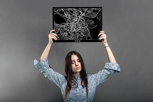 Deco Panel, Plan miasta Dublin 60x40 na Arena.pl