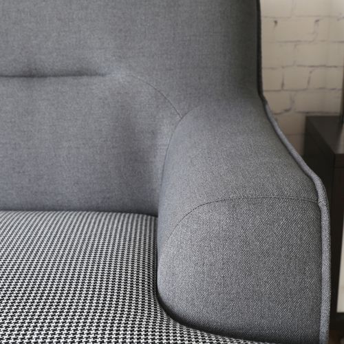 Sofa tapicerowana Cory szara na Arena.pl