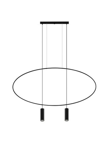 Lampa wisząca HOLAR 2 CZARNY na Arena.pl