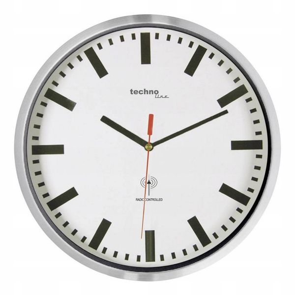 Zegar ścienny sterowany radiowo 30cm DCF77 zdjęcie 1