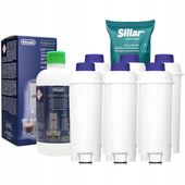 Odkamieniacz Delonghi do ekspresu + 6x Sillar filtr do ekspresu