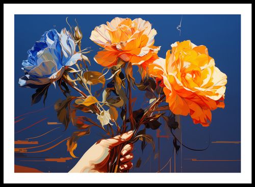 Plakat 66,5x46,5cm Żywy Uścisk na Arena.pl