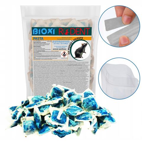 1kg TRUTKA BRODIFAKUM NA PASTA MYSZY SZCZURY KRETY profesjonalna BIOXI na Arena.pl