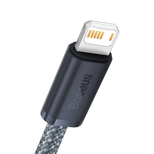 kabel usb do lightning baseus dynamic series, 2.4a, 2m (szary) zdjęcie 5