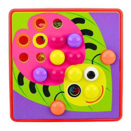 DLA DZIECI PUZZLE GUZIKOWE GRZYBKI na Arena.pl