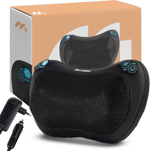Masażer Poduszka Masująca Shiatsu Do Pleców Karku Nóg Ciała Grzejący na Arena.pl