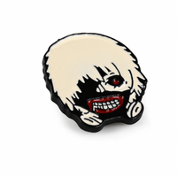 Ken Kaneki | 13 cm | Metal Emalia | Przypinka Anime | Tokyo Ghoul