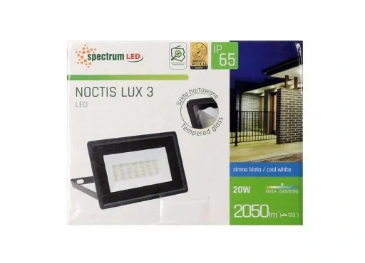 Naświetlacz halogen Noctis LUX LED 20W barwa zimna zdjęcie 11