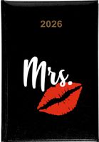 Kalendarz A5 2026 tygodniowy KSIĄŻKOWY PREZENT TWÓJ NAPIS MRS NADRUK uv