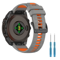 Pasek do Garmin Fenix 5 / 6 / 7 / 8 / E 47mm bransoleta opaska dwukolorowy