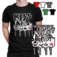 KOSZULKA T-SHIRT MĘSKI WZORY DO WYBORU - KISS ROCK METAL MUZYKA - S