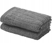 Ręczniki Audrina 2szt 30 x 50cm szare