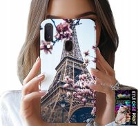 ETUI DO SAMSUNG GALAXY A20E - PARYŻ WIEŻA EIFFLA PIĘKNE MIEJSCA PLECKI