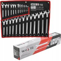 ZESTAW KLUCZY PŁASKO - OCZKOWYCH POLEROWANE 6-32mm 25el. YATO YT-0365