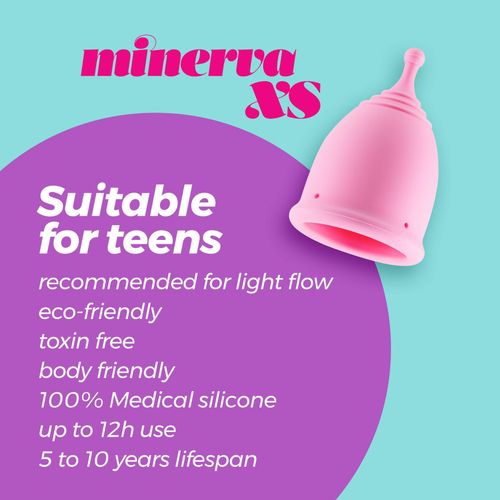 crushious minerva xs menstrual cup with pouch na Arena.pl
