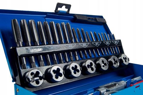 ZESTAW NARZYNEK I GWINTOWNIKÓW 32 EL KALIBROWNIKI SKRZYNKA BLACK na Arena.pl