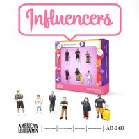 American Diorama Zestaw figurek FIGURE SET INFLUENCERS 2025 1:64