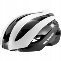 KASK ROWEROWY UNIWERSALNY REGULOWANY ROZMIAR M CZARNO-BIAŁY