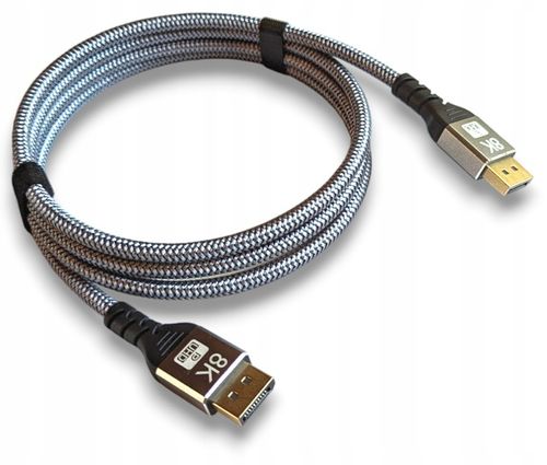 ELINK-W KABEL DISPLAYPORT DISPLAY PORT 1.4 DP-DP 8K@60Hz UHD 32,4Gbps 1,5M na Arena.pl