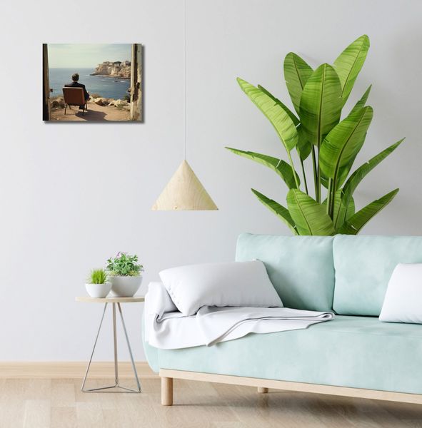 Obraz 40x30cm Samotna Nadmorska Konfrontacja zdjęcie 2