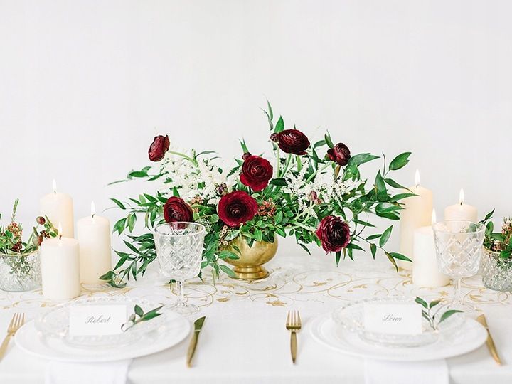 Organza Bieżnik Kremowa Złoty Wzór Dekoracja Stołu Komunia Chrzest Wesele zdjęcie 6