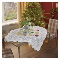 Serweta Bombki 85x85 DomoweTekstylia | WNB077 085 | Święta Boże Narodzenie