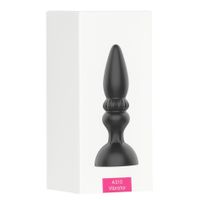 wibrujący korek analny silikonowy b series fox z app 14 cm