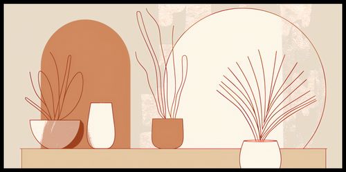 Plakat 91,3x44,5cm Widok Roślin na Arena.pl