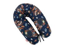 Poduszka ciążowa Longer dla kobiet w ciąży do spania + zdejmowana poszewka