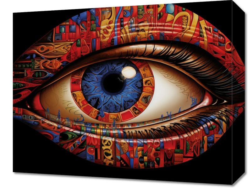 Obraz 50x40cm W Oku Obserwatora zdjęcie 1