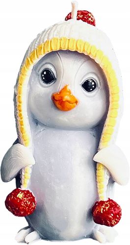 ŚWIECA Z WOSKU PSZCZELEGO PINGWIN 1 SZT na Arena.pl