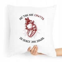 Poduszka Prezent Dla Doktora Za Serce Jak Zawał Z Nadrukiem Ze Zdjęciem