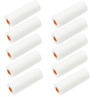 10x WAŁEK MALARSKI DO MALOWANIA FOAM RUBER GĄBKOWY 35mm 10 cm ZAPAS