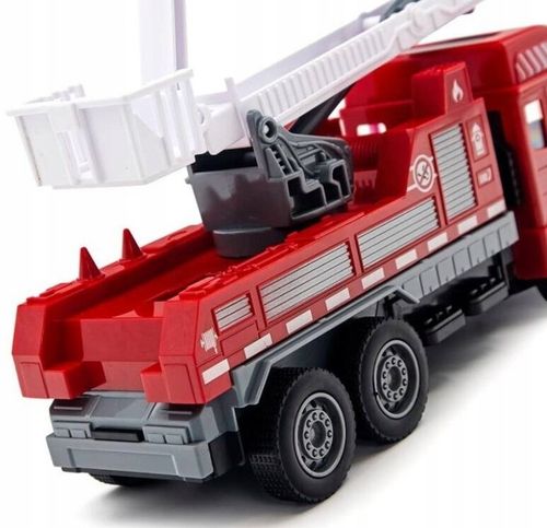 AUTO WÓZ STRAŻACKI STRAŻ POŻARNA STEROWANE NA PILOT Z DRABNINĄ DLA DZIECI na Arena.pl